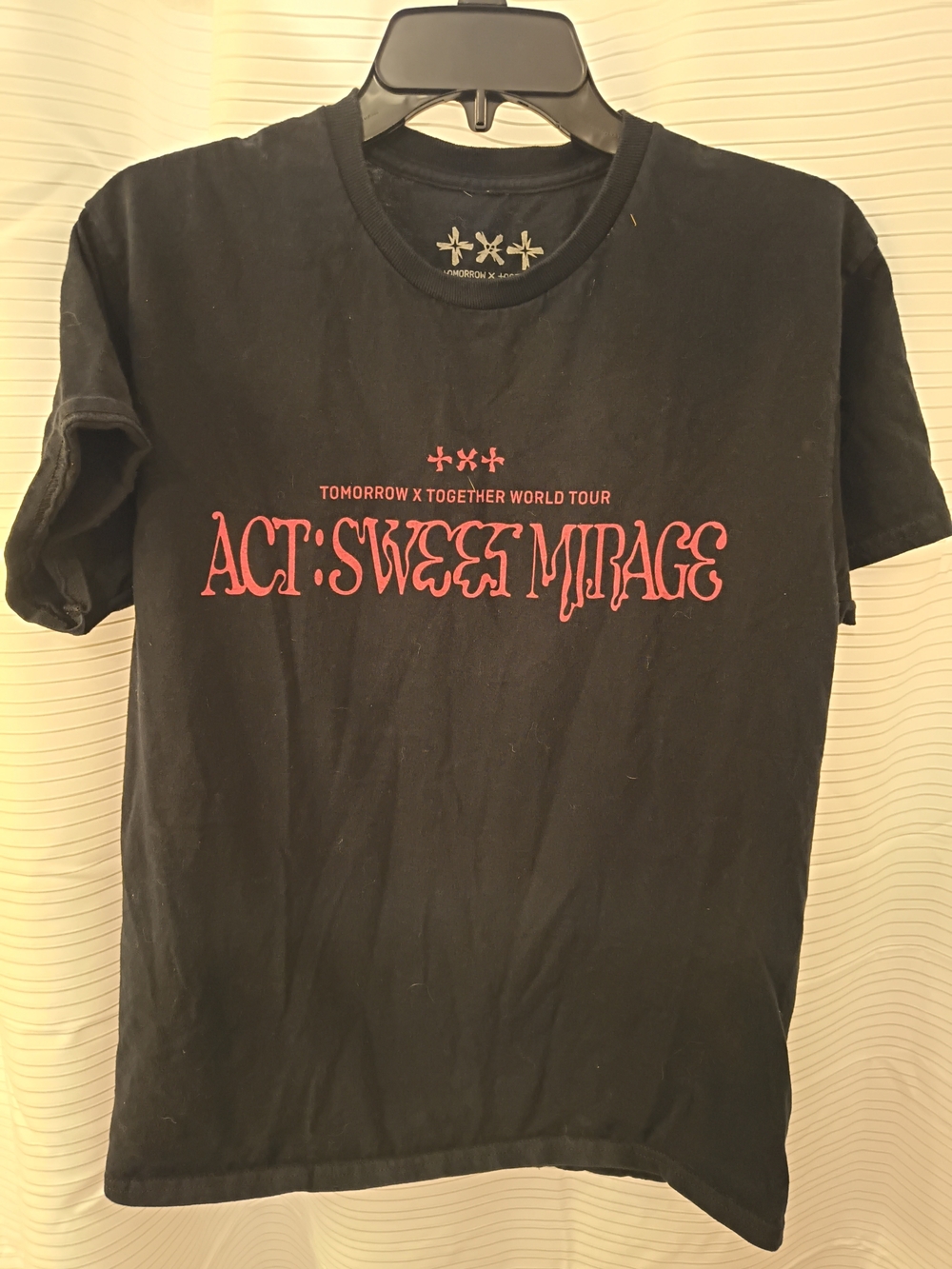 TOMORROWLAND Black Tee with Red ACT: SWEET MIRAGE Graphic
